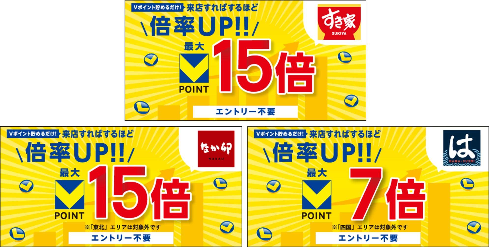 【2026年4月1日〜2026年4月30日】はま寿司 Vポイント倍率UPキャンペーン(4月)