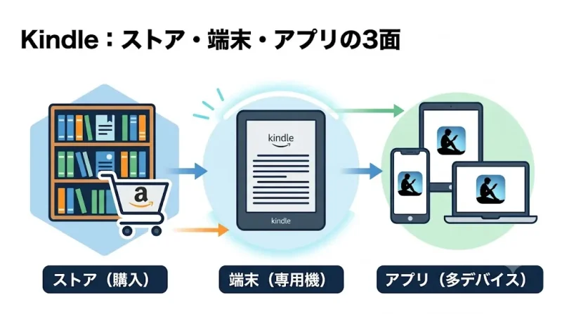 amazon kindle Amazon Kindleとは?ストア・端末・アプリの3つの意味