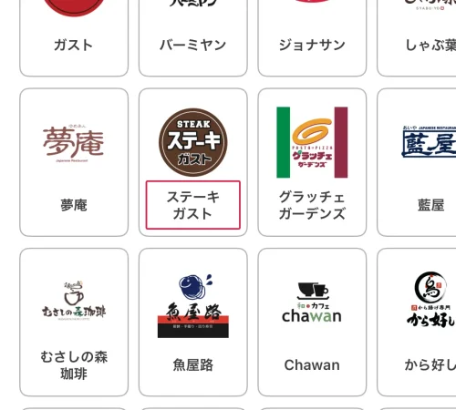 ステーキガスト クーポン 店内での使い方